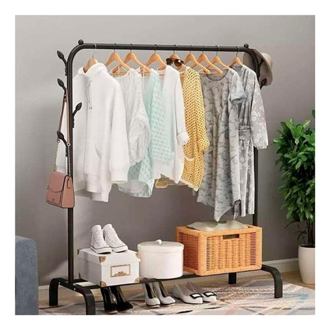 Perchero Recibidor Colgador Ropa Hogar  7