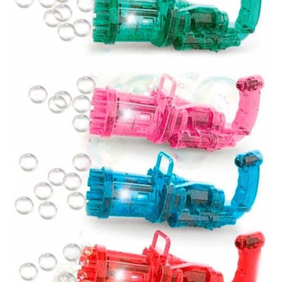 Lanza Burbujas Pistota Colores Niños Juguete  2
