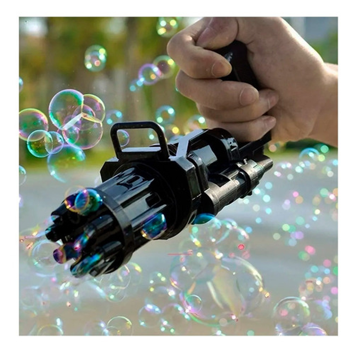 Lanza Burbujas Pistota Colores Niños Juguete  6