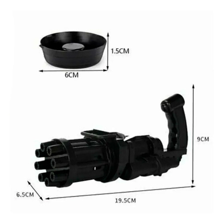 Lanza Burbujas Pistota Colores Niños Juguete  7