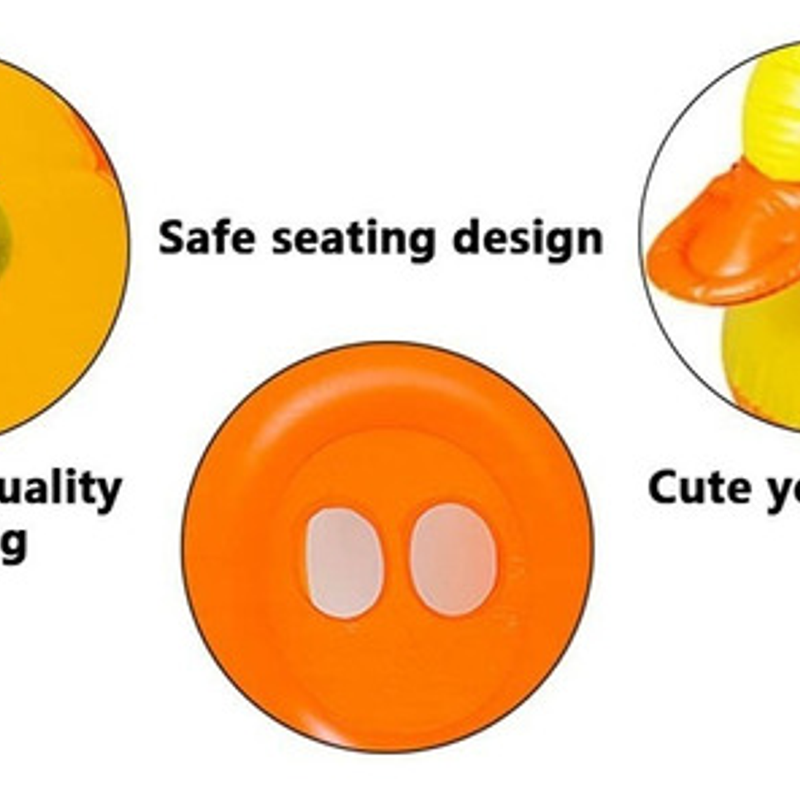 Flotador Pato Con Asiento Niños Bebe  2