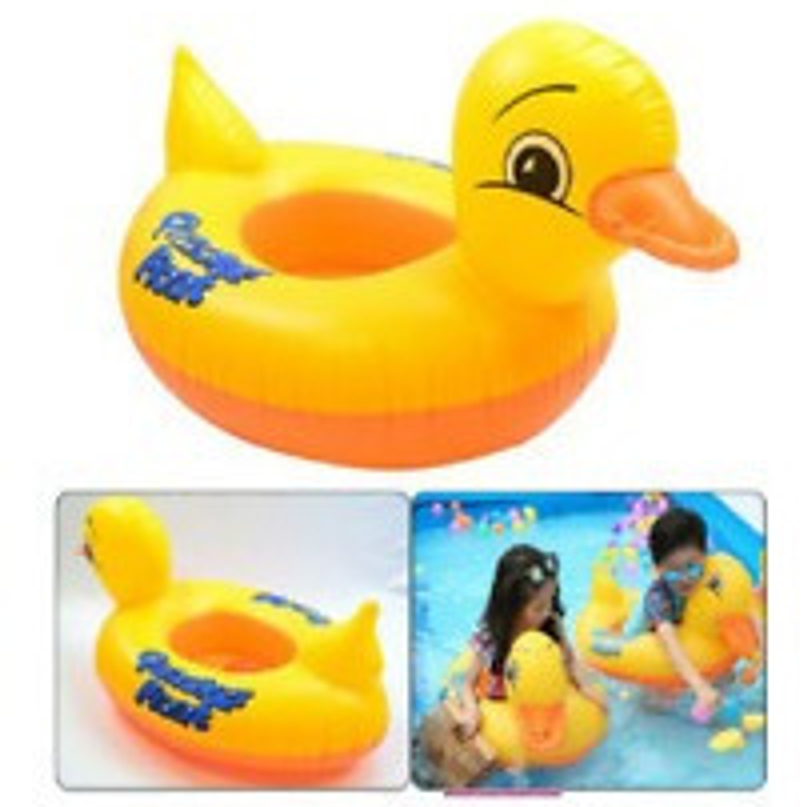 Flotador Pato Con Asiento Niños Bebe  4