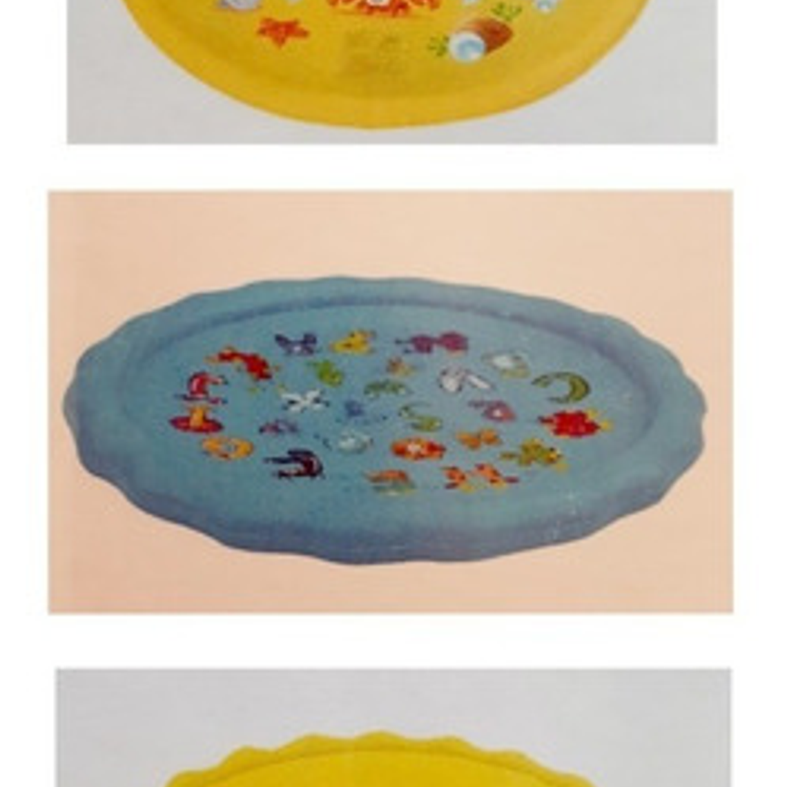 Alfombra Piscina Lanza Agua Rociador  Xl Juegos Niños 4