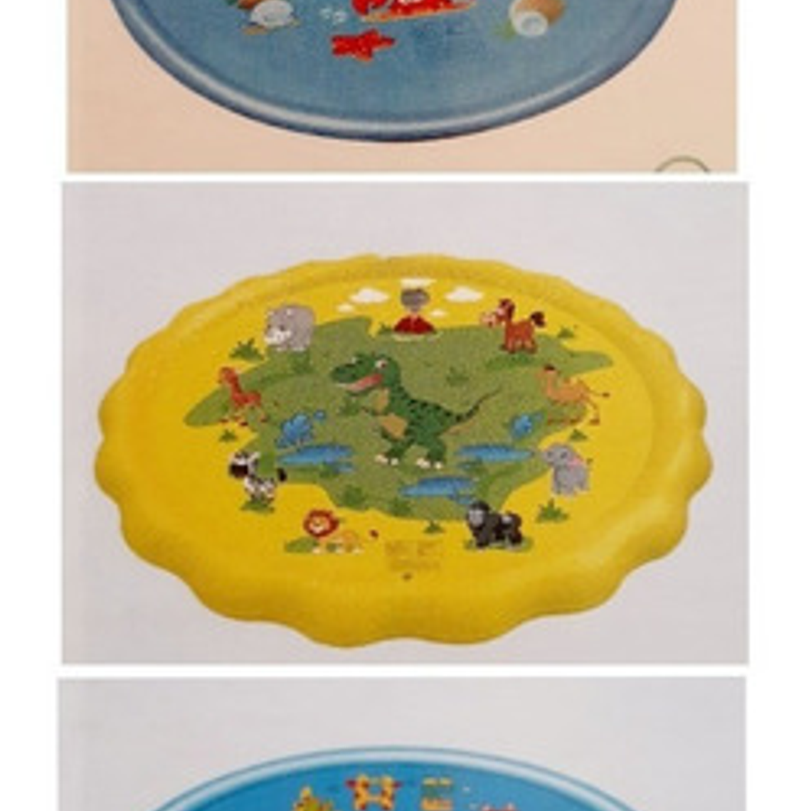 Alfombra Piscina Lanza Agua Rociador  Xl Juegos Niños 5