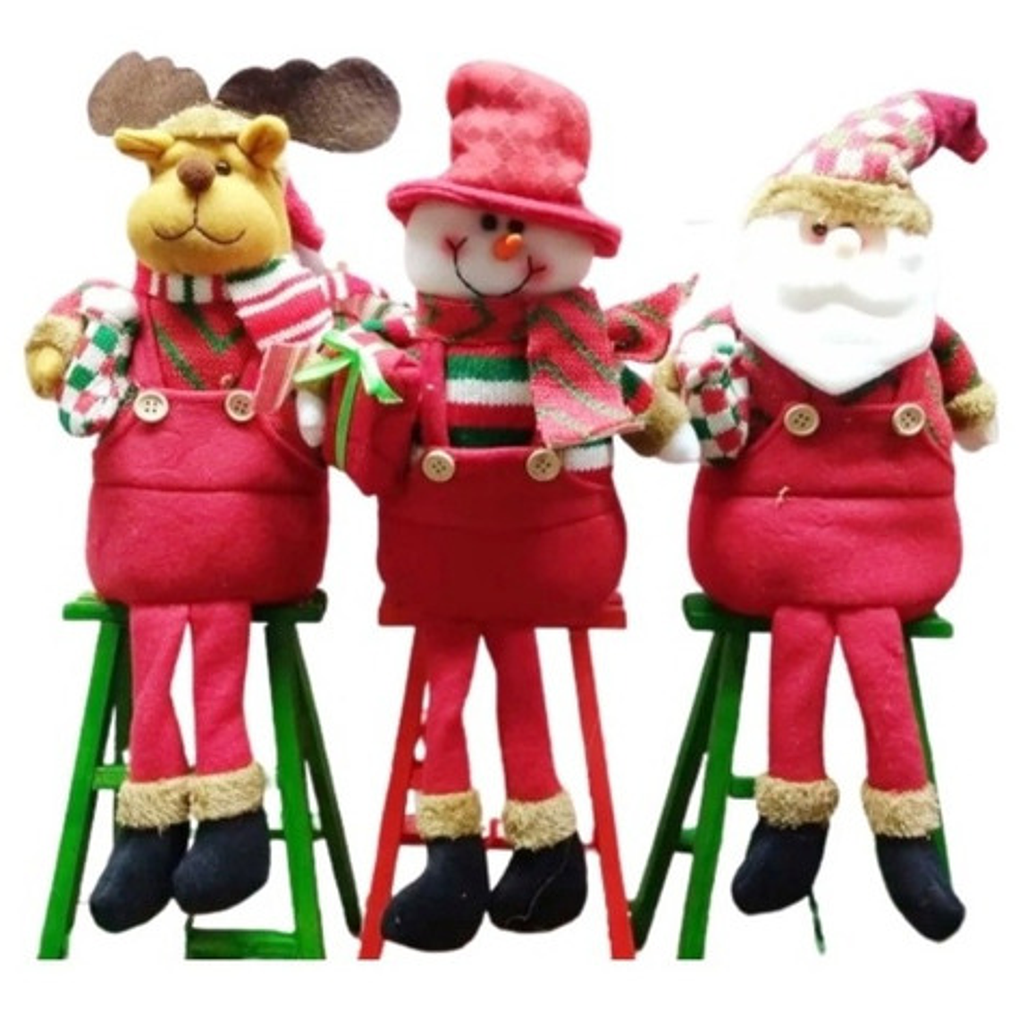 Pack X 3 Muñecos Navidad Pascueros 1