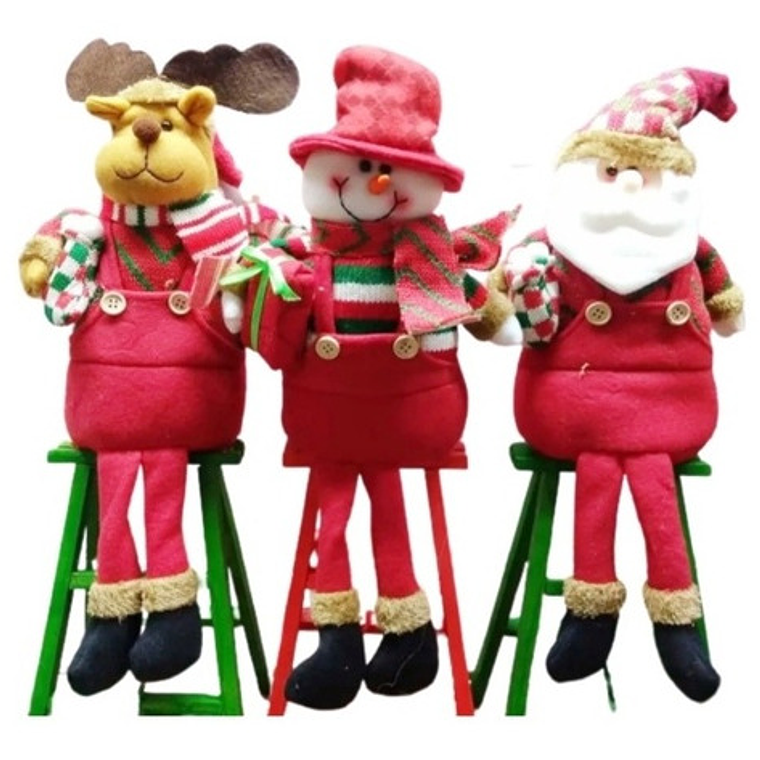 Pack X 3 Muñecos Navidad Pascueros 1