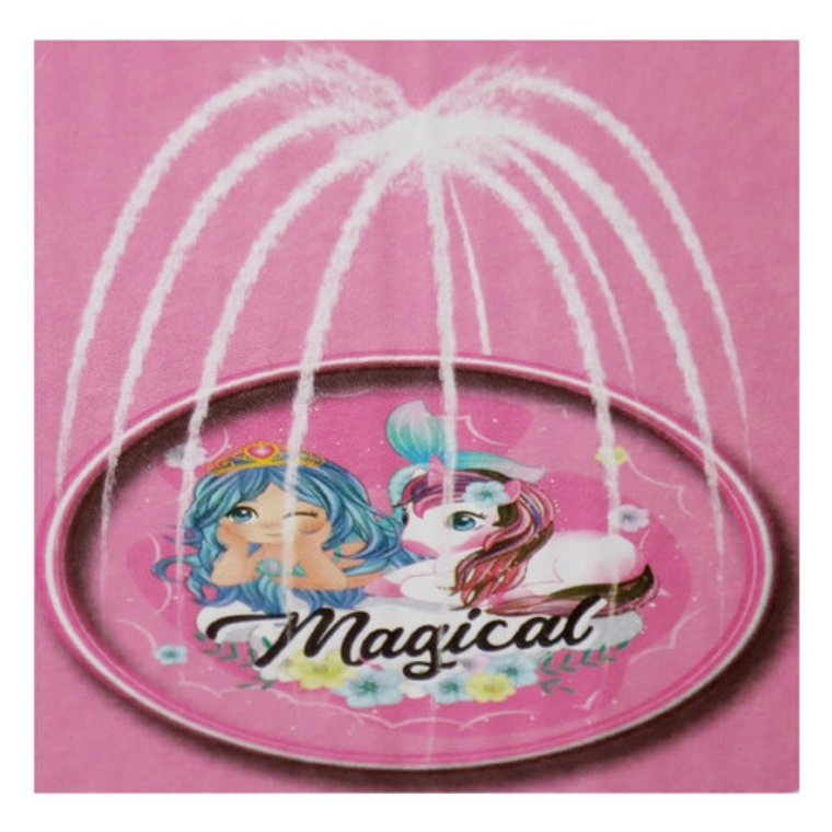 Alfombra Piscina Lanza Agua Xl Rociador Niños Rosa  4