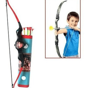 Set Arco Y Flechas Juguete Tiro Al Blanco Niños