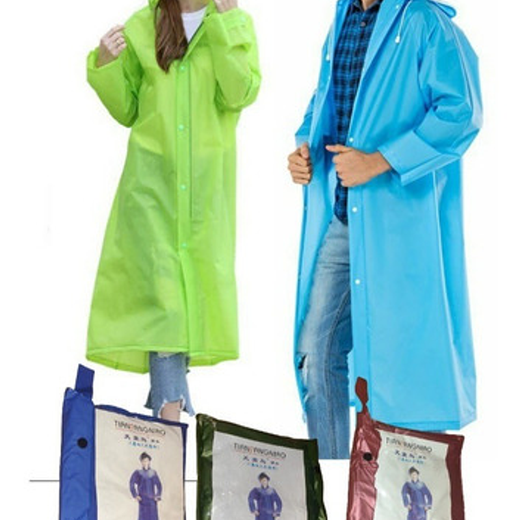 Capa De Agua Impermeable Unisex Con Vicera burdeo 8