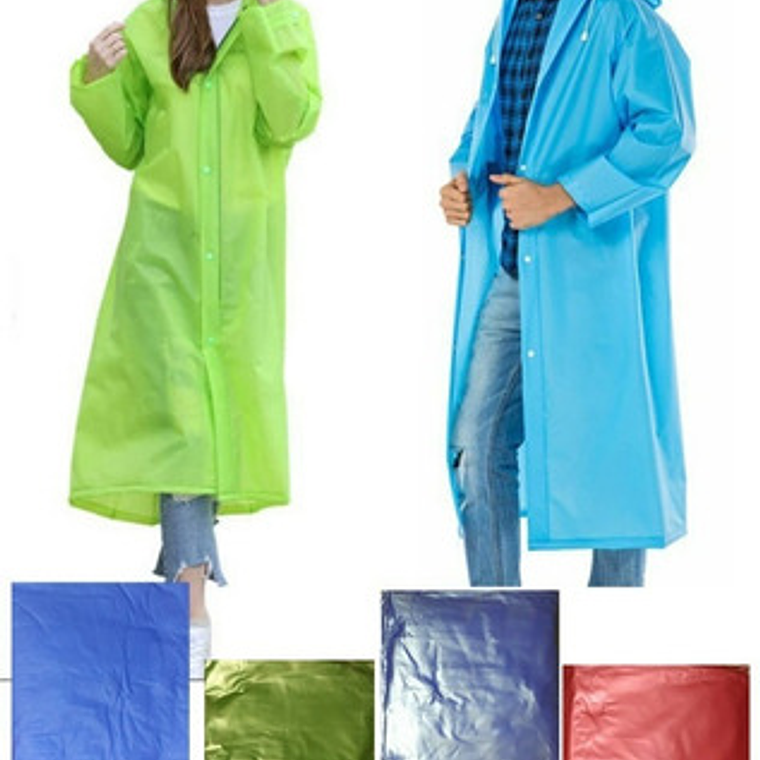 Capa De Agua Impermeable Unisex Con Vicera burdeo 9