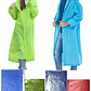 Capa De Agua Impermeable Unisex Con Vicera burdeo - Miniatura 9