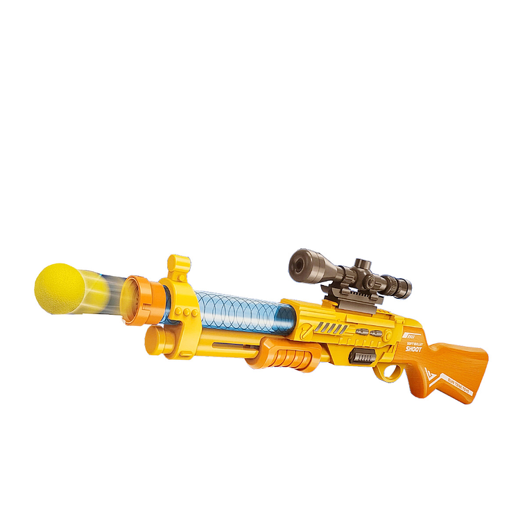 Rifle Bazooka Lanza Pelotas Soft Niños Juguete 4