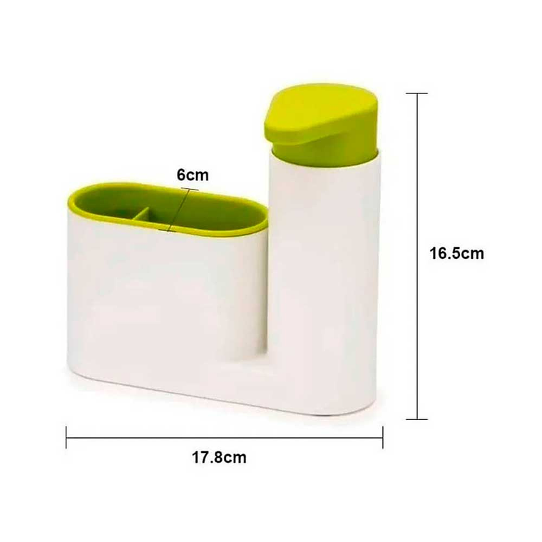 Dispensador Organizador Lavaloza Jabón Cocina y Baño 2