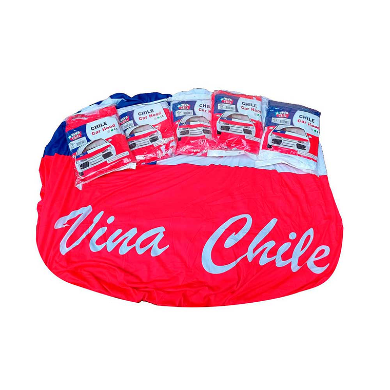 Bandera chilena cubre capot  2
