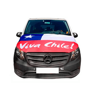 Bandera chilena cubre capot 