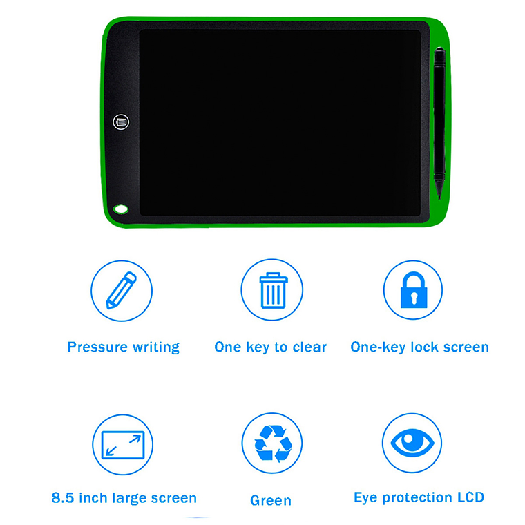 Pizarra Mágica Tablet Dibujo Lcd 8,5  Niños Adulto Didáctico 9