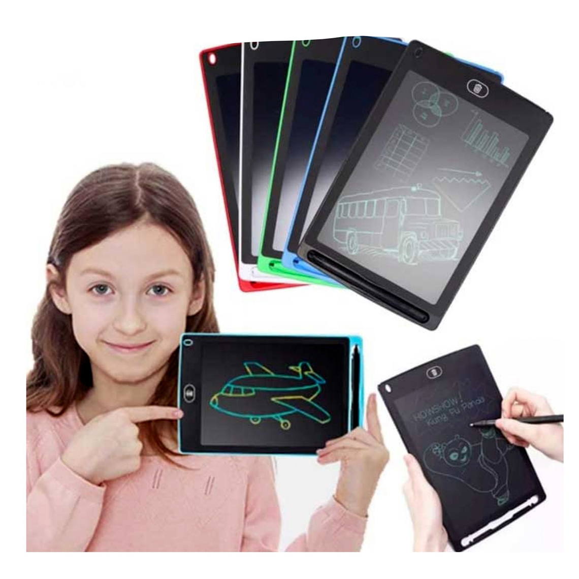 Pizarra Mágica Tablet Dibujo Lcd 8,5  Niños Adulto Didáctico 2