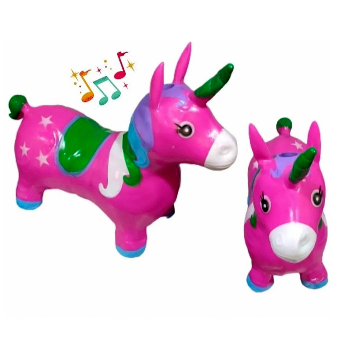 Pony Saltarín Luces Y Musical Pelota Saltarina Niños 5