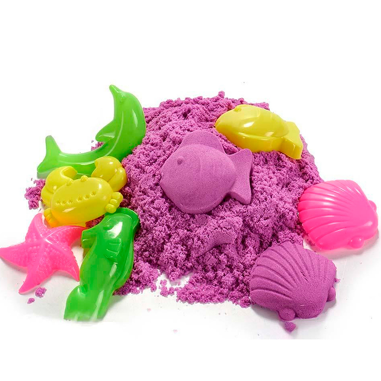 Set Arena Mágica 1 Kilo Moldes Didáctica Niños. 3