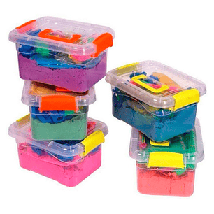 Set Arena Mágica 1 Kilo Moldes Didáctica Niños.