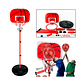 Basquetbol Aro Canasta Niños Juguete S - Miniatura 2