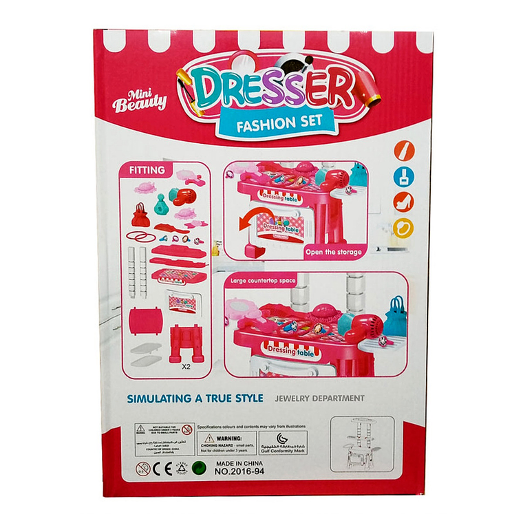 Tocador Belleza Accesorios Niñas Juguete 4