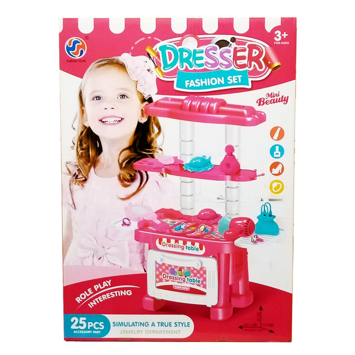 Tocador Belleza Accesorios Niñas Juguete 3