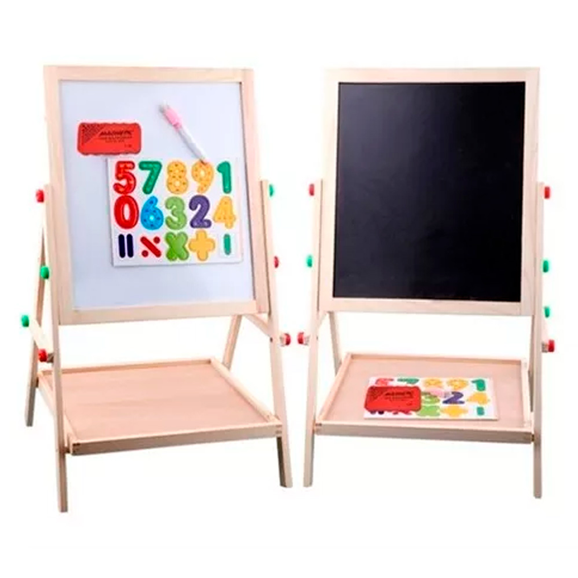 Pizarra Didáctica Magnética Atril Doble Cara Niños ajustable LR 6