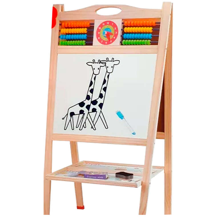 Juego Pizarra Didáctica Doble Magnética Niños Xl 2