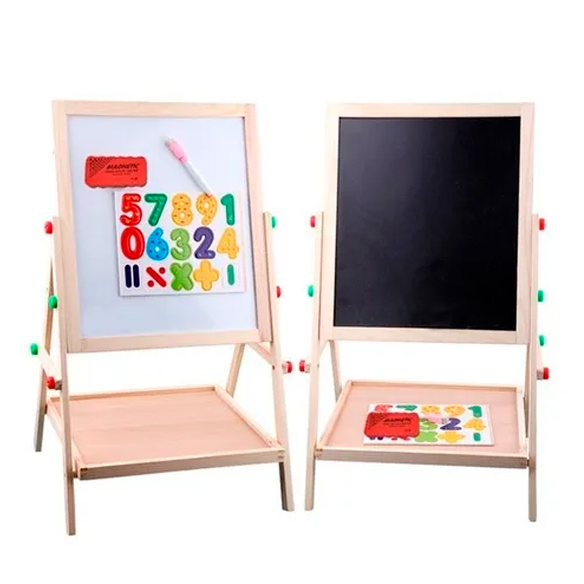 Pizarra Didáctica Doble Magnética Juegos Niños n 1