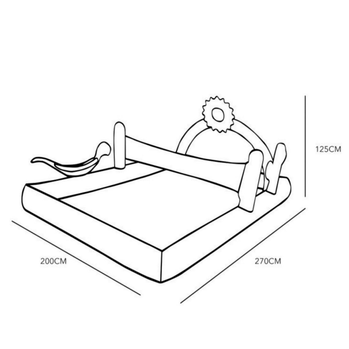 Piscina Inflable Multifunción 5 En 1 Niños Voleibol Juegos 3