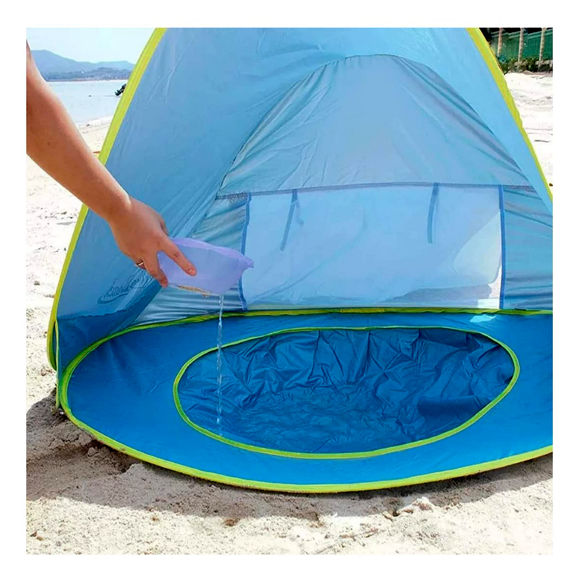 Carpa Piscina Bebe Niños Playa Plegable Niños Uv 3