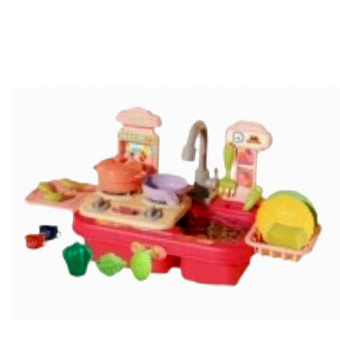 Lavaplatos Agua Real Juguete Interactivo Unisex Portátil 4