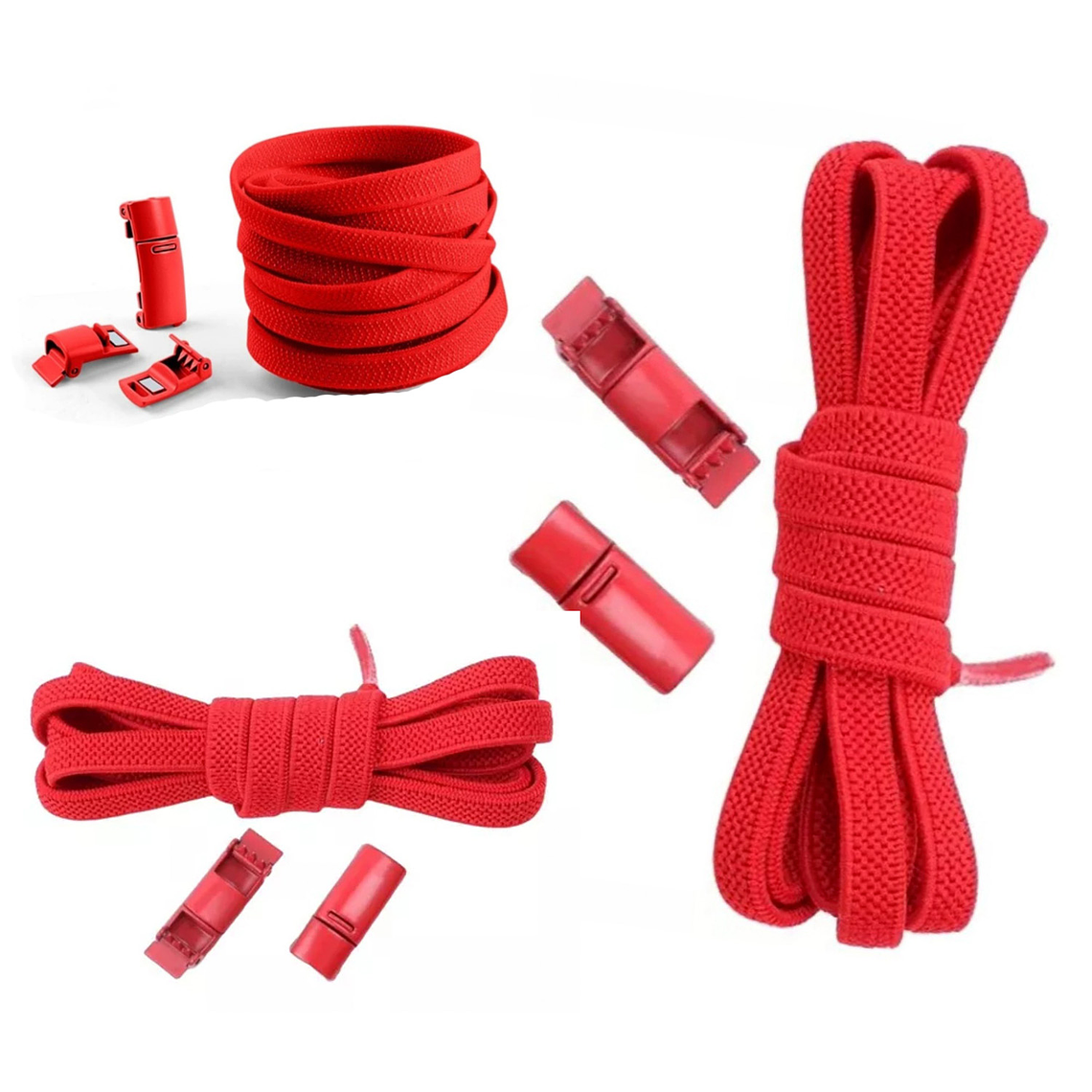 Cordones Elásticos Imantados Ajustables Sin Nudos Estándar 1