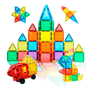 Juego Bloques 32 piezas, Construcción 3d lego Magnéticos Armables Múltiples