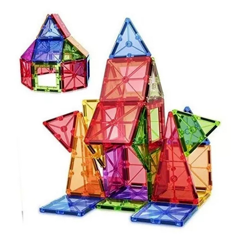 Juego Bloques 32 piezas, Construcción 3d lego Magnéticos Armables Múltiples 8