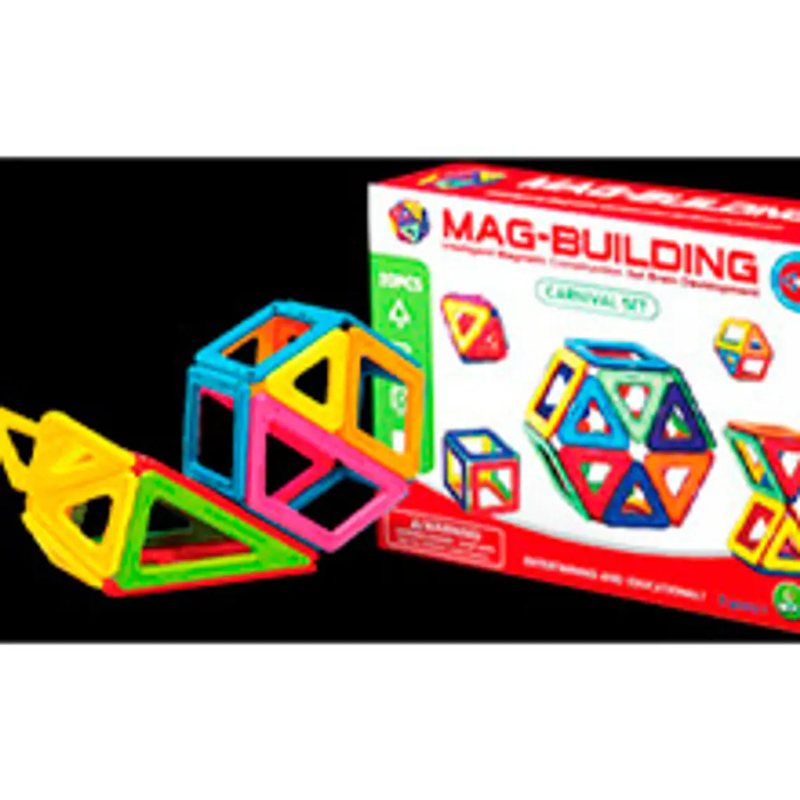 Lego 20 piezas Magnético 3d Bloques Construcción Didáctico Niños  4