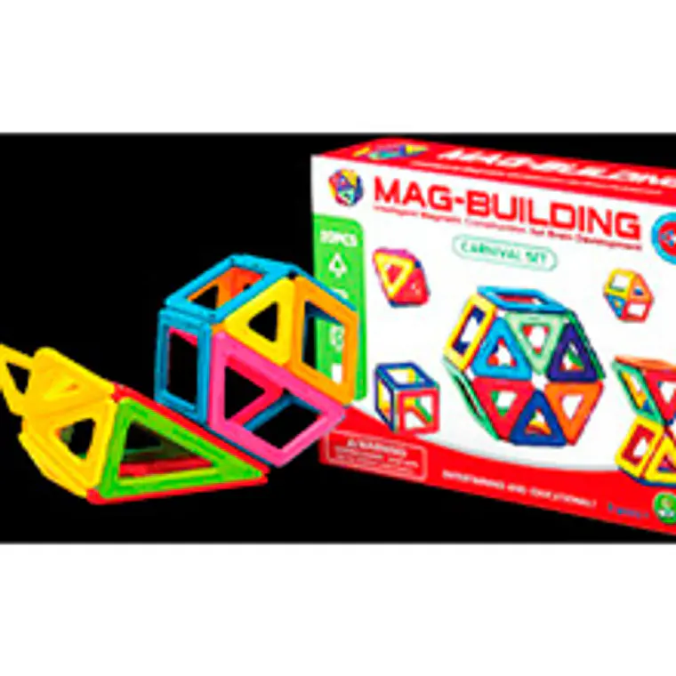 Lego 20 piezas Magnético 3d Bloques Construcción Didáctico Niños  4