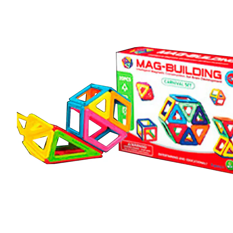 Lego 20 piezas Magnético 3d Bloques Construcción Didáctico Niños  5