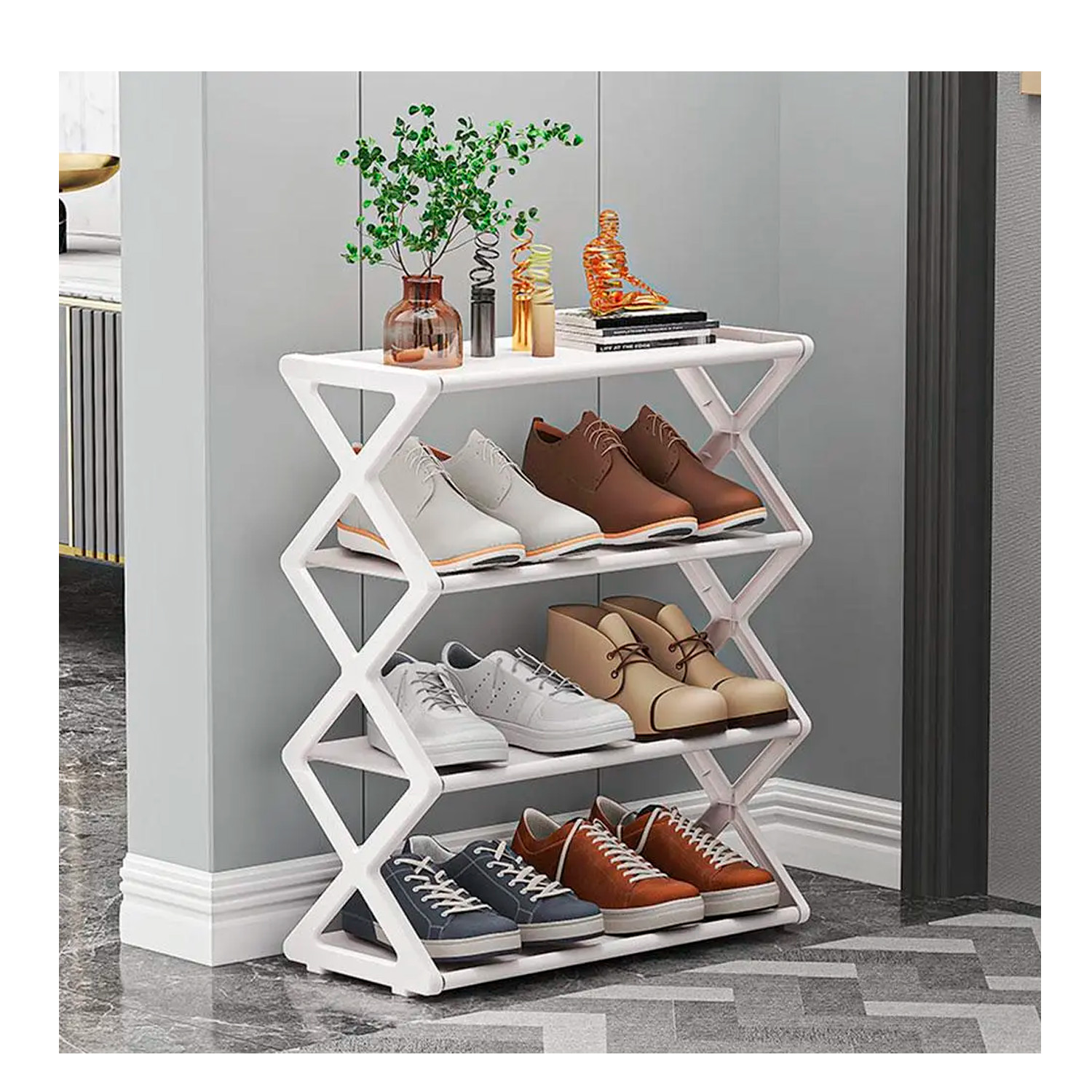 Organizador Zapatos Decorativo 4 Niveles 1