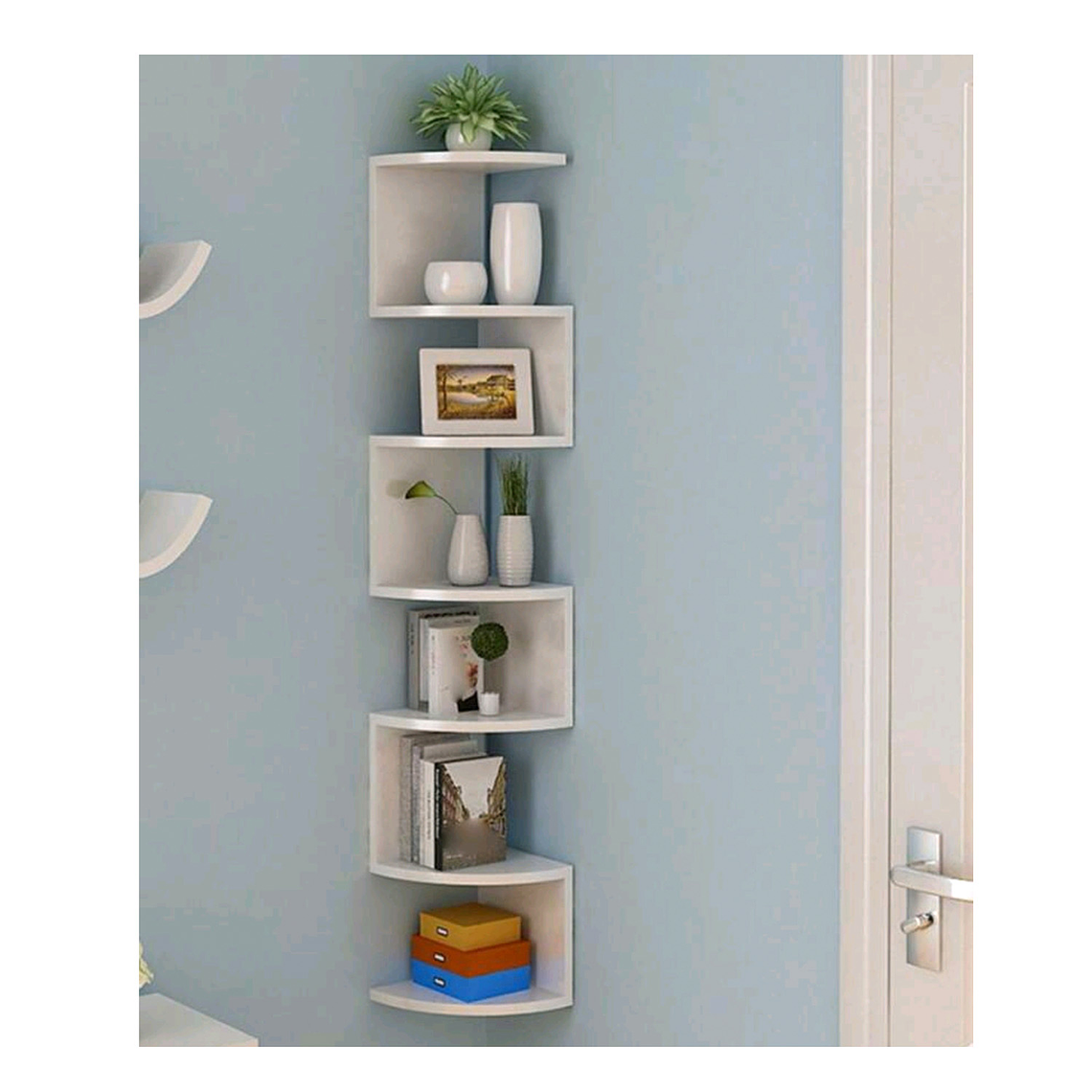 Repisa Flotante Esquinero Decoración Multifuncional 2