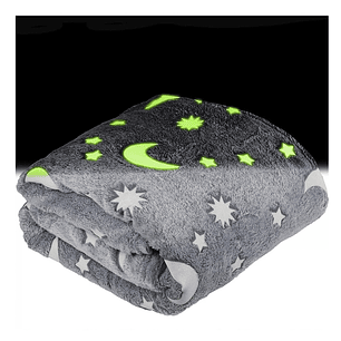 Manta Mágica Luminosa Xl Cobija Brilla Oscuridad Niños