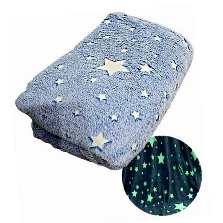 Manta Mágica Luminosa Xl Cobija Brilla Oscuridad Niños 4