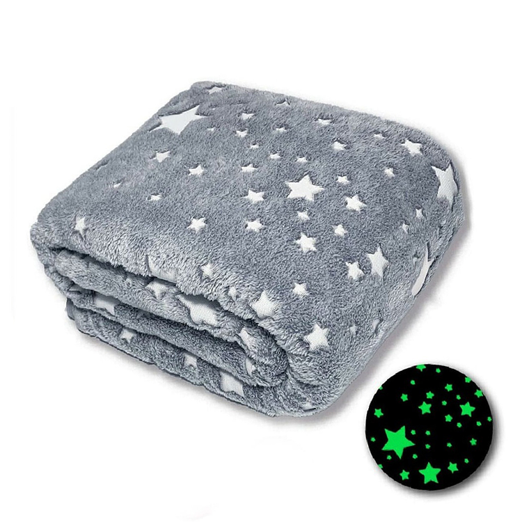 Manta Mágica Luminosa Xl Cobija Brilla Oscuridad Niños 8
