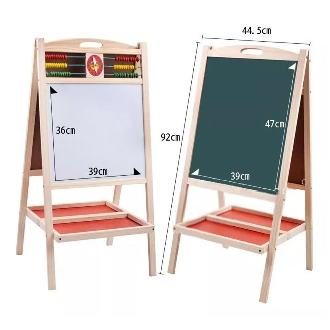 Pizarra Doble Plegable Atril Grande Calidad / Juguetón 3