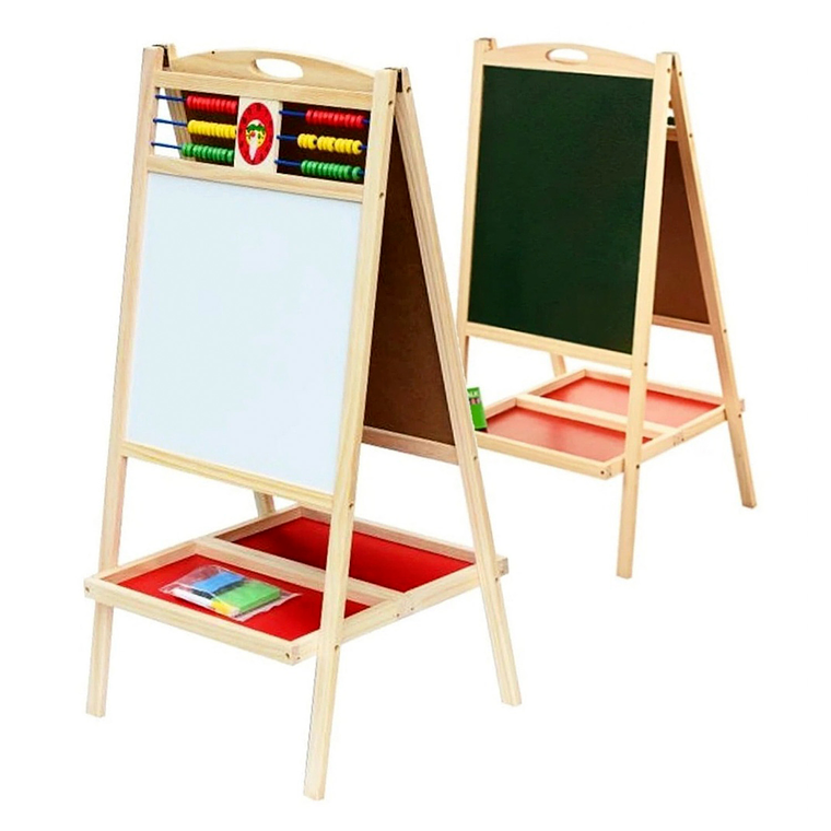 Juego Pizarra Didáctica Doble Magnética Niños Xl 5