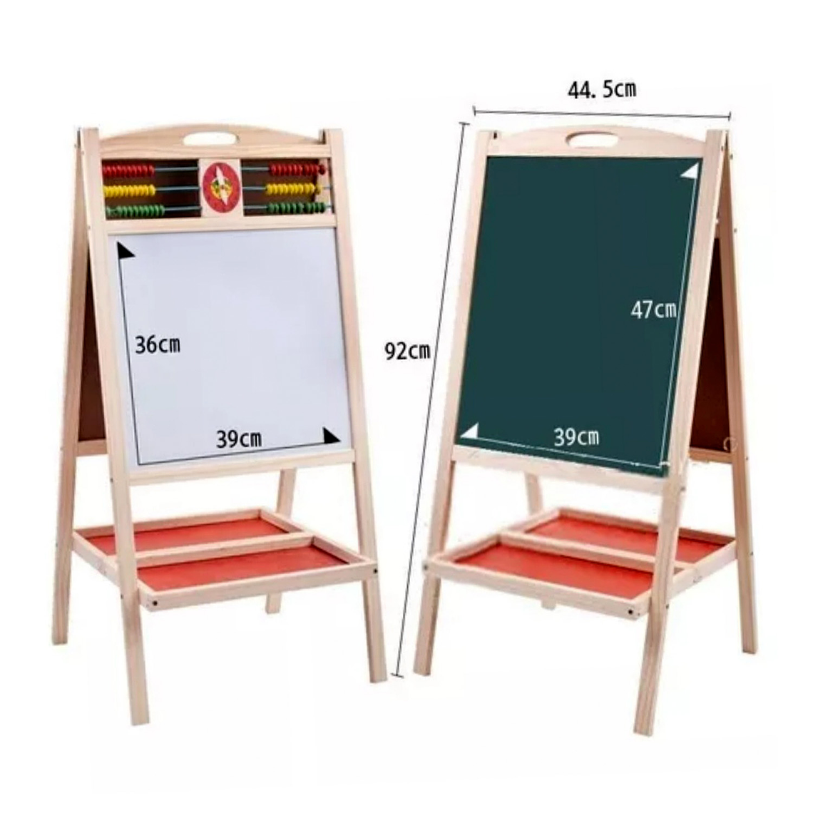 Juego Pizarra Didáctica Doble Magnética Niños Xl 7