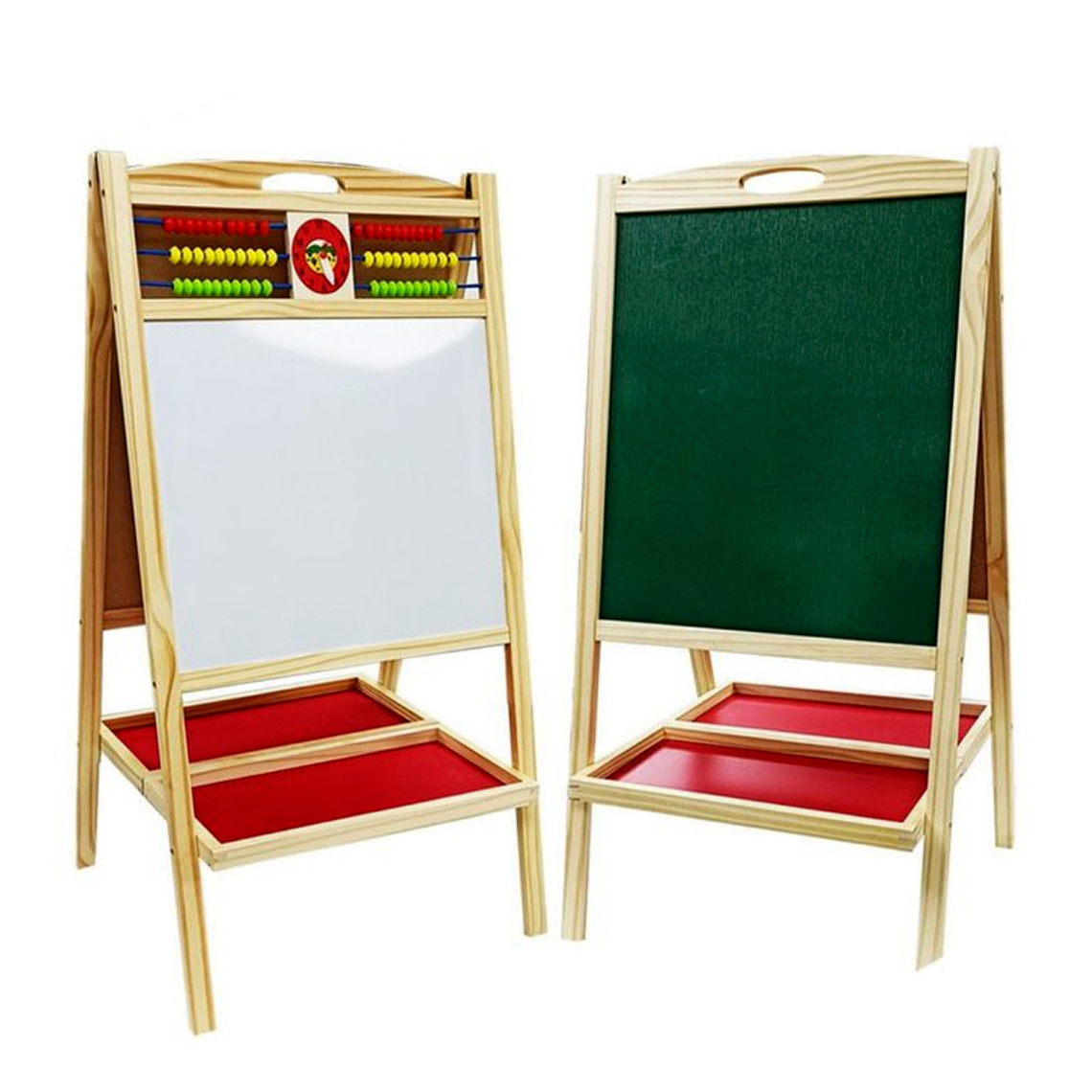 Juego Pizarra Didáctica Doble Magnética Niños Xl 8