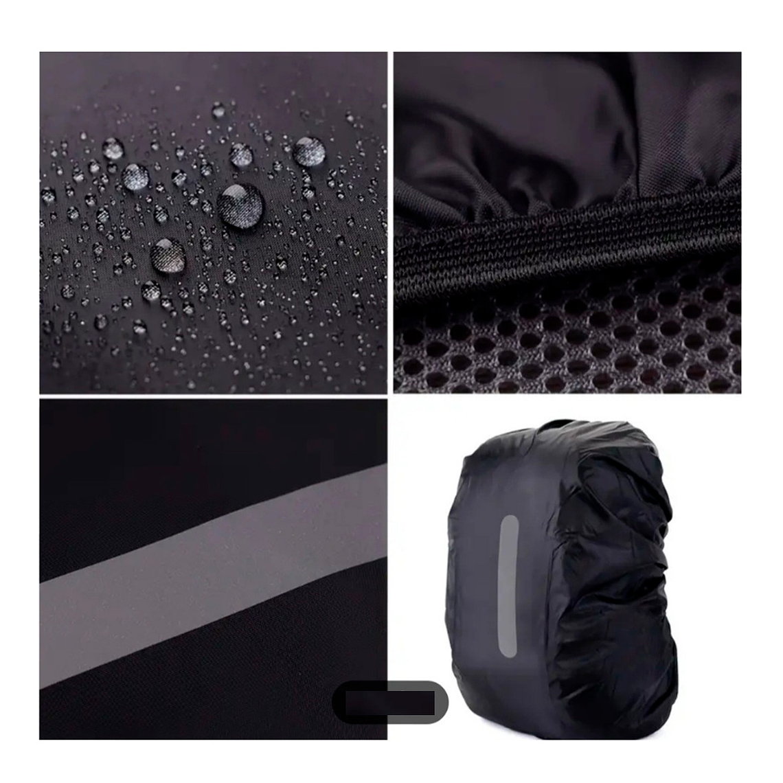 Funda Cubre Protector Mochila Impermeable Reflectante XL 5
