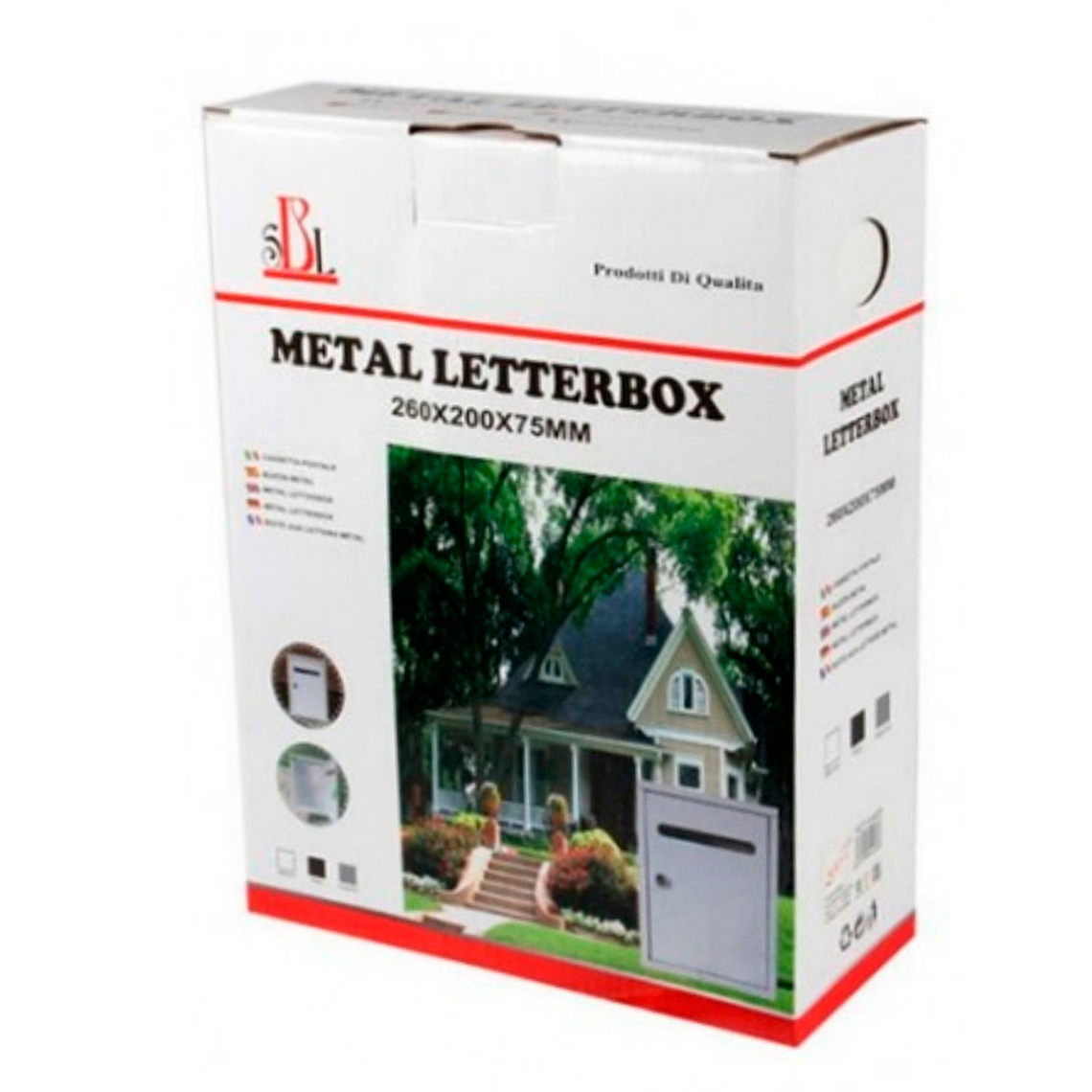 Buzon Cartas Metálico Llaves Seguridad Correspondencia 9